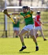 13 September 2020; Chrissy McMahon of Dunloy celebrates at the final whistle of the Antrim County Senior Hurling Championship Final match between Dunloy Cuchullains and Loughgiel Shamrocks at Páirc Mhic Uilín in Ballycastle, Antrim. Photo by Brendan Moran/Sportsfile