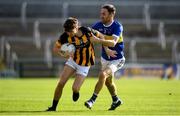 13 September 2020; Dara O'Callaghan of Crossmaglen Rangers in action against Gerard Campbell of Maghery Seán MacDiarmada during the Armagh County Senior Football Championship Final match between Crossmaglen Rangers and Maghery Seán MacDiarmada at the Athletic Grounds in Armagh. Photo by David Fitzgerald/Sportsfile