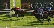 13 September 2020; Thunder Moon, with Declan McDonogh up, passes the post to win the Goffs Vincent O'Brien National Stakes during day two of The Longines Irish Champions Weekend at The Curragh Racecourse in Kildare. Photo by Seb Daly/Sportsfile