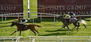 13 September 2020; Search For A Song, left, with Oisin Orr up, passes the post to win the Comer Group International Irish St Leger during day two of The Longines Irish Champions Weekend at The Curragh Racecourse in Kildare. Photo by Seb Daly/Sportsfile