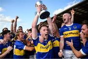 13 September 2020; David Lavery of Maghery Seán MacDiarmada, centre, lifts the cup and celebrates with team-mates following the Armagh County Senior Football Championship Final match between Crossmaglen Rangers and Maghery Seán MacDiarmada at the Athletic Grounds in Armagh. Photo by David Fitzgerald/Sportsfile