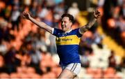 13 September 2020; Paul Forker of Maghery Seán MacDiarmada celebrates following the Armagh County Senior Football Championship Final match between Crossmaglen Rangers and Maghery Seán MacDiarmada at the Athletic Grounds in Armagh. Photo by David Fitzgerald/Sportsfile