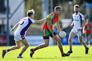 13 September 2020; Fiach Andrews of Ballymun Kickhams in action against Cian O'Connor of Kilmacud Crokes during the Dublin County Senior Football Championship Semi-Final match between Ballymun Kickhams and Kilmacud Crokes at Parnell Park in Dublin. Photo by Piaras Ó Mídheach/Sportsfile