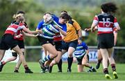 13 September 2020; Fleur Moran of Gorey is tackled by Vicky Rice of Wicklow during the Bryan Murphy Southeast Women's Cup match between Gorey and Wicklow at Gorey RFC in Gorey, Wexford. Photo by Ramsey Cardy/Sportsfile