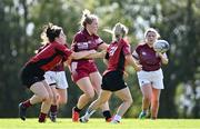 13 September 2020; Action during the Bryan Murphy Southeast Women's Cup match between Tullow and New Ross at Gorey RFC in Gorey, Wexford. Photo by Ramsey Cardy/Sportsfile