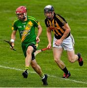 13 September 2020; Bryan Donnellan of O'Callaghan's Mills races clear of Pierse Lilis of Ballyea during the Clare County Senior Hurling Championship Semi-Final match between Ballyea and O'Callaghan's Mills at Cusack Park in Ennis, Clare. Photo by Ray McManus/Sportsfile