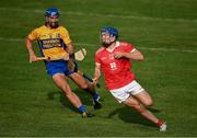 12 September 2020; Shane O'Donnell of Eire Óg in action against Caimin Morey of Sixmilebridge during the Clare County Senior Hurling Championship Semi-Final match between Sixmilebridge and Eire Óg at Cusack Park in Ennis, Clare. Photo by Ray McManus/Sportsfile