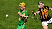 13 September 2020; Brandon O'Connell of Ballyea clears under pressure from Tony Kelly of Ballyea during the Clare County Senior Hurling Championship Semi-Final match between Ballyea and O'Callaghan's Mills at Cusack Park in Ennis, Clare. Photo by Ray McManus/Sportsfile