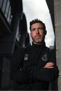 15 September 2020; Shamrock Rovers manager Stephen Bradley poses for a portrait following a Shamrock Rovers press conference at Tallaght Stadium in Dublin. Photo by Eóin Noonan/Sportsfile
