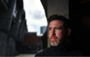 15 September 2020; Shamrock Rovers manager Stephen Bradley poses for a portrait following a Shamrock Rovers press conference at Tallaght Stadium in Dublin. Photo by Eóin Noonan/Sportsfile