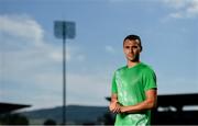 15 September 2020; Graham Burke of Shamrock Rovers poses for a portrait following a Shamrock Rovers press conference at Tallaght Stadium in Dublin. Photo by Eóin Noonan/Sportsfile