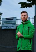 15 September 2020; Jack Byrne of Shamrock Rovers poses for a portrait following a Shamrock Rovers press conference at Tallaght Stadium in Dublin. Photo by Eóin Noonan/Sportsfile