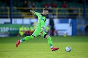 13 September 2020; Mark McGinley of Finn Harps during the SSE Airtricity League Premier Division match between Finn Harps and Derry City at Finn Park in Ballybofey, Donegal. Photo by Stephen McCarthy/Sportsfile