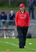 13 September 2020; Loughgiel Shamrocks manager Hugh McCann prior to the Antrim County Senior Hurling Championship Final match between Dunloy Cuchullains and Loughgiel Shamrocks at Páirc Mhic Uilín in Ballycastle, Antrim. Photo by Brendan Moran/Sportsfile