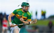 13 September 2020; Kevin Molloy of Dunloy during the Antrim County Senior Hurling Championship Final match between Dunloy Cuchullains and Loughgiel Shamrocks at Páirc Mhic Uilín in Ballycastle, Antrim. Photo by Brendan Moran/Sportsfile