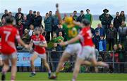 13 September 2020; Supporters look on during the Antrim County Senior Hurling Championship Final match between Dunloy Cuchullains and Loughgiel Shamrocks at Páirc Mhic Uilín in Ballycastle, Antrim. Photo by Brendan Moran/Sportsfile