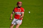 13 September 2020; Liam Watson of Loughgiel during the Antrim County Senior Hurling Championship Final match between Dunloy Cuchullains and Loughgiel Shamrocks at Páirc Mhic Uilín in Ballycastle, Antrim. Photo by Brendan Moran/Sportsfile