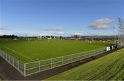 13 September 2020; A general view of Páirc Mhic Uilín during the Antrim County Senior Hurling Championship Final match between Dunloy Cuchullains and Loughgiel Shamrocks in Ballycastle, Antrim. Photo by Brendan Moran/Sportsfile