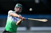 6 September 2020; Chris Crummey of Lucan Sarsfields during the Dublin County Senior Hurling Championship Semi-Final match between Lucan Sarsfields and Cuala at Parnell Park in Dublin. Photo by Piaras Ó Mídheach/Sportsfile