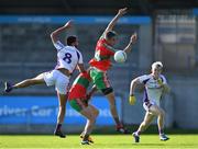 13 September 2020; Fiach Andrews of Ballymun Kickhams in action against Criag Dias of Kilmacud Crokes during the Dublin County Senior Football Championship Semi-Final match between Ballymun Kickhams and Kilmacud Crokes at Parnell Park in Dublin. Photo by Piaras Ó Mídheach/Sportsfile