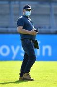 13 September 2020;  TG4 floor manager Odhrán Mac Murchadha at the Dublin County Senior Football Championship Semi-Final match between Ballymun Kickhams and Kilmacud Crokes at Parnell Park in Dublin. Photo by Piaras Ó Mídheach/Sportsfile