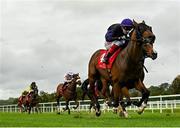 16 September 2020; No Patience, with Andrew Slattery up, on their way to winning the CorkRacecourse.ie Nursery Handicap at Cork Racecourse in Mallow. Photo by Seb Daly/Sportsfile