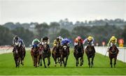 16 September 2020; A Step Too Far, second from right, with Adam Farragher up, on their way to winning the Irish Stallion Farms EBF Fillies Handicap at Cork Racecourse in Mallow. Photo by Seb Daly/Sportsfile