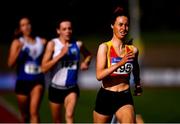 13 September 2020; Faye Dervan of Tallaght AC, Dublin, competing in the Junior Women's 800m during day two of the Irish Life Health National Junior Track and Field Championships at Morton Stadium in Santry, Dublin. Photo by Ben McShane/Sportsfile