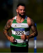 13 September 2020; Michael Healy of Youghal AC, Cork, competing in the Men's 1500m event of the Senior Men's Decathlon during day two of the Irish Life Health Combined Event Championships at Morton Stadium in Santry, Dublin. Photo by Ben McShane/Sportsfile