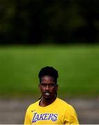 13 September 2020; Rolus Olusa of Clonliffe Harriers AC, Dublin, during day two of the Irish Life Health Combined Event Championships at Morton Stadium in Santry, Dublin. Photo by Ben McShane/Sportsfile