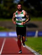 13 September 2020; Michael Healy of Youghal AC, Cork, competing in the Men's 1500m event of the Senior Men's Decathlon during day two of the Irish Life Health Combined Event Championships at Morton Stadium in Santry, Dublin. Photo by Ben McShane/Sportsfile