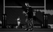 4 September 2020; (EDITOR'S NOTE; Image has been converted to Black and White) Jonathan Sexton of Leinster prior to the Guinness PRO14 Semi-Final match between Leinster and Munster at the Aviva Stadium in Dublin. Photo by Brendan Moran/Sportsfile