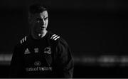 4 September 2020; (EDITOR'S NOTE; Image has been converted to Black and White) Jonathan Sexton of Leinster prior to the Guinness PRO14 Semi-Final match between Leinster and Munster at the Aviva Stadium in Dublin. Photo by Brendan Moran/Sportsfile