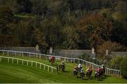 17 September 2020; A general view of the field during the Brownstown Head Handicap Hurdle at Tramore Racecourse in Waterford. Photo by Harry Murphy/Sportsfile