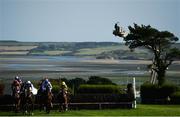 17 September 2020; A general view of runners and riders during the Kilmeaden Handicap Steeplechase at Tramore Racecourse in Waterford. Photo by Harry Murphy/Sportsfile