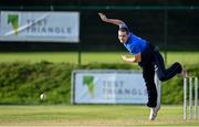 17 September 2020; Josh Little of Leinster Lightning bowls during the Test Triangle Inter-Provincial 50- Over Series 2020 match between Leinster Lightning and Northern Knights at Comber in Down. Photo by Sam Barnes/Sportsfile