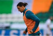 17 September 2020; Zlatan Ibrahimovic of AC Milan ahead of the UEFA Europa League Second Qualifying Round match between Shamrock Rovers and AC Milan at Tallaght Stadium in Dublin. Photo by Stephen McCarthy/Sportsfile