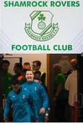 17 September 2020; Zlatan Ibrahimovic of AC Milan ahead of the UEFA Europa League Second Qualifying Round match between Shamrock Rovers and AC Milan at Tallaght Stadium in Dublin. Photo by Stephen McCarthy/Sportsfile