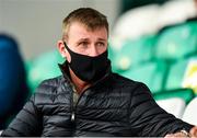 17 September 2020; Republic of Ireland manager Stephen Kenny during the UEFA Europa League Second Qualifying Round match between Shamrock Rovers and AC Milan at Tallaght Stadium in Dublin. Photo by Seb Daly/Sportsfile