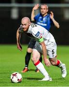 17 September 2020; Chris Shields of Dundalk during the UEFA Europa League Second Qualifying Round match between Inter Escaldes and Dundalk at Estadi Comunal d'Andorra la Vella in Andorra. Photo by Manuel Blondeau/Sportsfile
