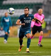 17 September 2020; Hakan Çalhanoglu of AC Milan during the UEFA Europa League Second Qualifying Round match between Shamrock Rovers and AC Milan at Tallaght Stadium in Dublin. Photo by Seb Daly/Sportsfile