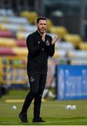 17 September 2020; Shamrock Rovers manager Stephen Bradley during the UEFA Europa League Second Qualifying Round match between Shamrock Rovers and AC Milan at Tallaght Stadium in Dublin. Photo by Seb Daly/Sportsfile