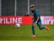 17 September 2020; Samuel Castillejo of AC Milan during the UEFA Europa League Second Qualifying Round match between Shamrock Rovers and AC Milan at Tallaght Stadium in Dublin. Photo by Seb Daly/Sportsfile