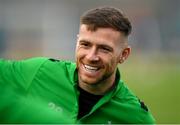 17 September 2020; Jack Byrne of Shamrock Rovers prior to the UEFA Europa League Second Qualifying Round match between Shamrock Rovers and AC Milan at Tallaght Stadium in Dublin. Photo by Seb Daly/Sportsfile