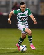 17 September 2020; Aaron McEneff of Shamrock Rovers during the UEFA Europa League Second Qualifying Round match between Shamrock Rovers and AC Milan at Tallaght Stadium in Dublin. Photo by Stephen McCarthy/Sportsfile