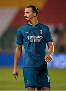 17 September 2020; Zlatan Ibrahimovic of AC Milan during the UEFA Europa League Second Qualifying Round match between Shamrock Rovers and AC Milan at Tallaght Stadium in Dublin. Photo by Stephen McCarthy/Sportsfile