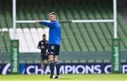 18 September 2020; Jonathan Sexton during the Leinster Rugby captains run at the Aviva Stadium in Dublin. Photo by Ramsey Cardy/Sportsfile