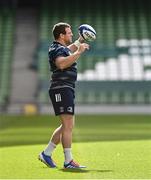 18 September 2020; Seán Cronin during the Leinster Rugby captains run at the Aviva Stadium in Dublin. Photo by Ramsey Cardy/Sportsfile