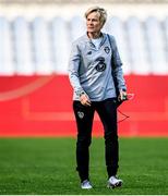 18 September 2020; Head coach Vera Pauw during a Republic of Ireland women's training session at Stadion Essen in Essen, Germany. Photo by Lukas Schulze/Sportsfile