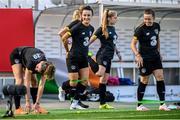 18 September 2020; Niamh Farrelly during a Republic of Ireland women's training session at Stadion Essen in Essen, Germany. Photo by Lukas Schulze/Sportsfile